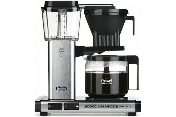 Ekspres Moccamaster Select KBG741 Przelewowy Czarno-stalowy