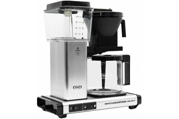 Ekspres Moccamaster Select KBG741 Przelewowy Czarno-stalowy