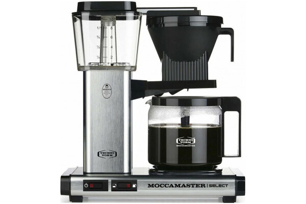 Ekspres Moccamaster Select KBG741 Przelewowy Czarno-stalowy