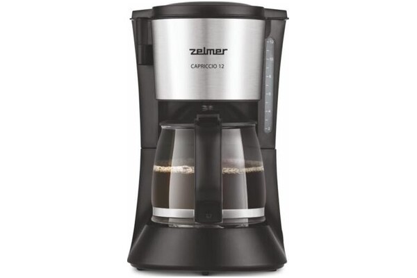 Ekspres ZELMER ZCM1200 Przelewowy czarno-srebrny