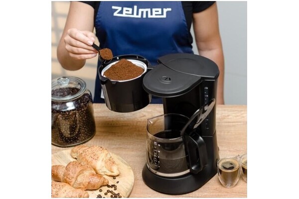 Ekspres ZELMER ZCM1200 Przelewowy czarno-srebrny