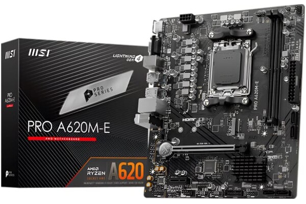 Płyta główna MSI A620M-E Pro Socket AM5 AMD A620 DDR5 miniATX