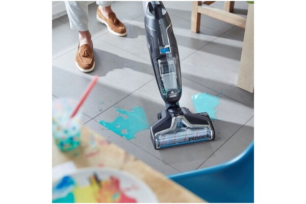 Odkurzacz BISSELL 3566N CrossWave Cordless pionowy z pojemnikiem niebiesko-czarny