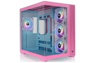 Obudowa PC Thermaltake 38 View TG Midi Tower różowy