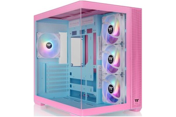 Obudowa PC Thermaltake 38 View TG Midi Tower różowy