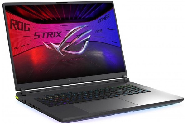 Laptop ASUS ROG Strix G18 18.0" Intel Core Ultra 9 275HX NVIDIA GeForce RTX 5070 32GB 2TB SSD Windows 11 Home szary
