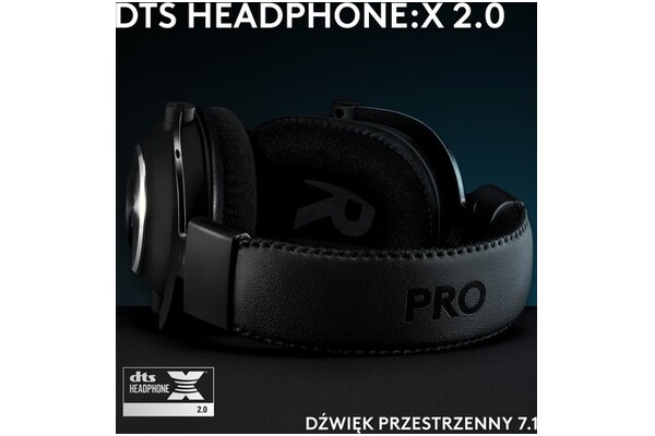 Słuchawki Logitech Pro X Nauszne Przewodowe czarny