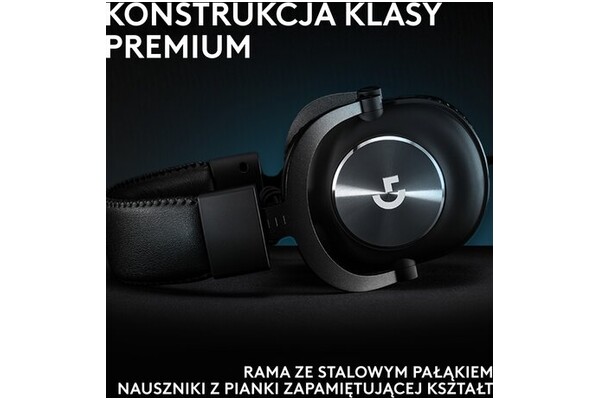 Słuchawki Logitech Pro X Nauszne Przewodowe czarny
