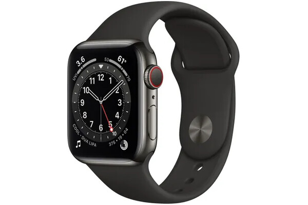 Smartwatch Apple Watch Series 6 1.30" czarny