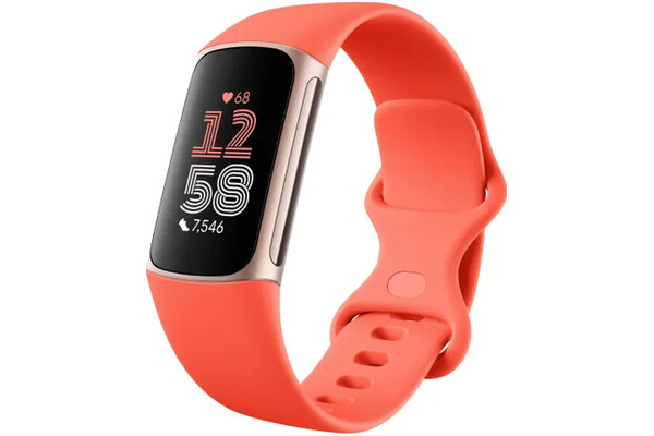 Smartwatch FITBIT Charge 6 1.04" pomarańczowy