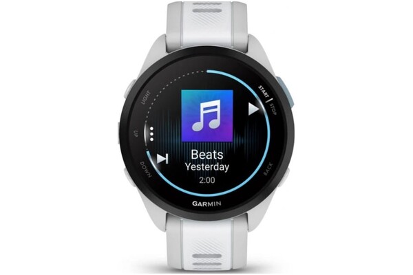 Smartwatch Garmin Forerunner 165 Music 1.20" biały