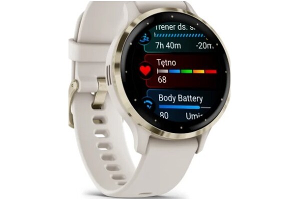 Smartwatch Garmin Venu 3S 1.40" kremowy