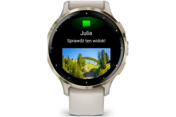 Smartwatch Garmin Venu 3S 1.40" kremowy