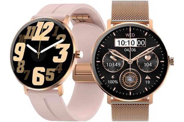 Smartwatch KIANO Watch 1.51" różowo-złoty