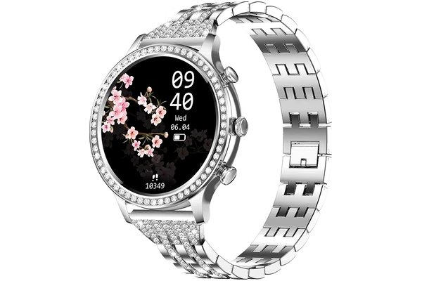 Smartwatch Manta SWD01SL Diamond Lusso biały
