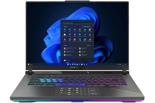 Laptop ASUS ROG Strix G16 16.0" AMD Ryzen 9 9955HX3D NVIDIA GeForce RTX 5070 Ti 32GB 1TB SSD Windows 11 Home czarny