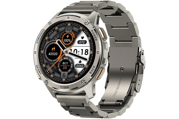 Smartwatch MaxCom Titan 1.43" czarno-srebrny