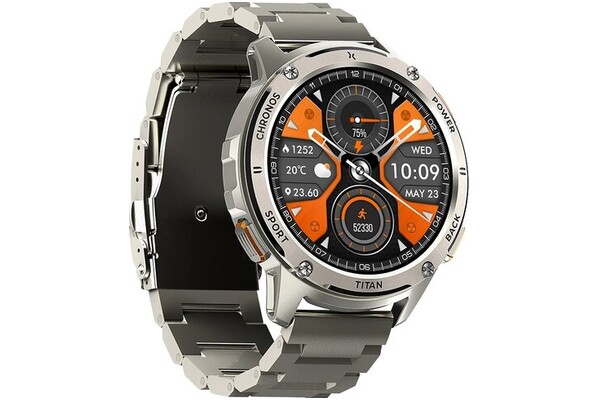 Smartwatch MaxCom Titan 1.43" czarno-srebrny