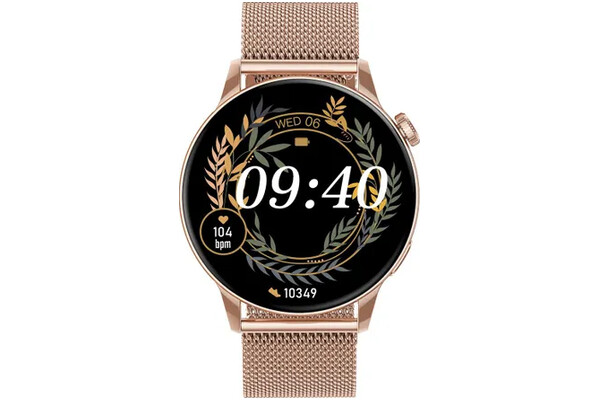 Smartwatch MaxCom FW58 Vanad Pro 1.30" różowo-złoty