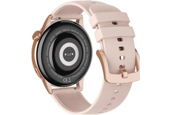Smartwatch MaxCom FW58 Vanad Pro 1.30" różowo-złoty
