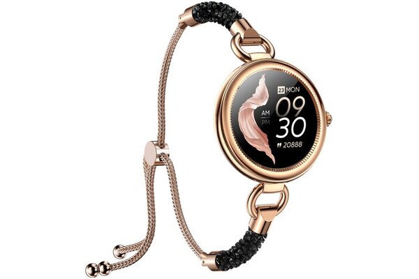 Smartwatch MaxCom FW51 Crystal 1.09" czarno-złoty
