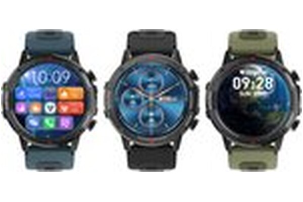Smartwatch Tracer SMR11 1.39" czarno-zielony