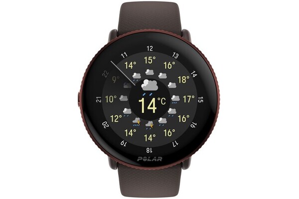 Smartwatch Polar Ignite 3 1.28" brązowy