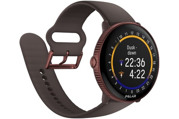 Smartwatch Polar Ignite 3 1.28" brązowy
