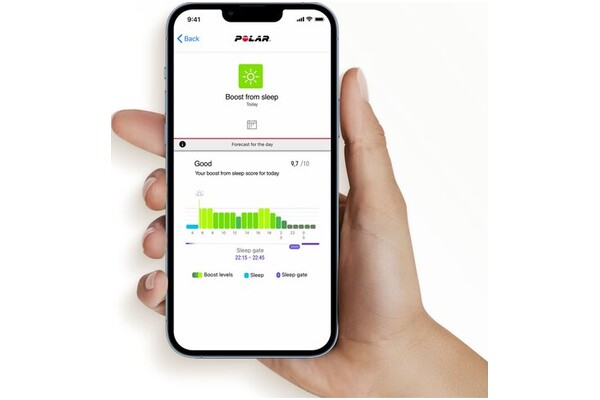 Smartwatch Polar Ignite 3 1.28" brązowy