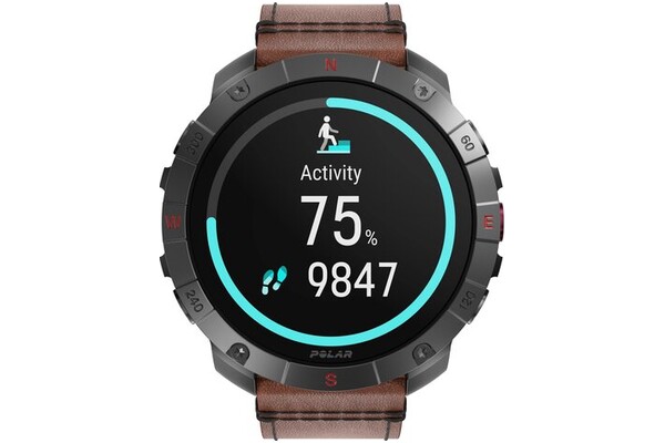 Smartwatch Polar Grit X Pro Titan 1.39" Brązowo-czarny