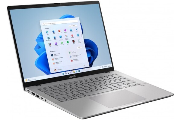 Laptop ASUS Vivobook S14 14.0" Intel Core Ultra 7 255H Intel 16GB 1TB SSD Windows 11 Home srebrny