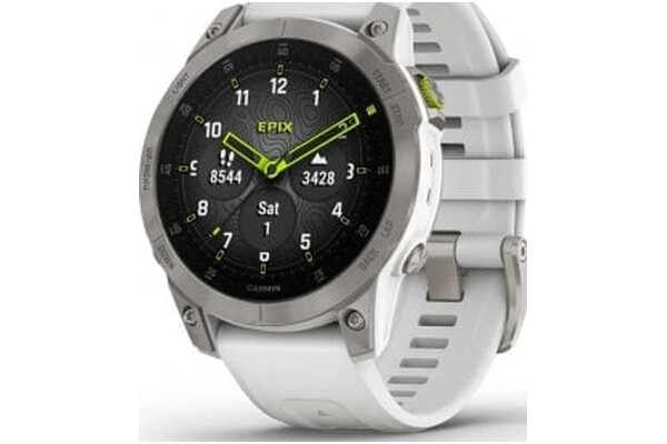Smartwatch Garmin Epix Gen 2 Sapphire 1.30" biały