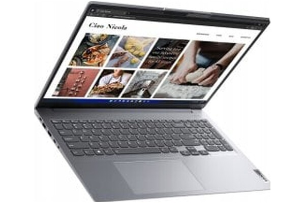 Laptop Lenovo ThinkBook 16 16.0" AMD Ryzen 5 7535HS AMD Radeon 660M 16GB 512GB SSD M.2 Windows 11 Home Education czarno-srebrny