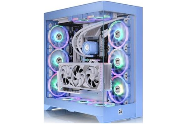 Obudowa PC Thermaltake E600 CTE Midi Tower niebieski