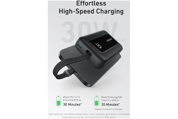 Powerbank ANKER A1689H11 Zolo 20000mAh 30.0W czarny