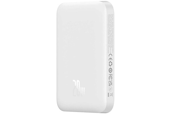Powerbank Baseus Magnetic Mini 6000mAh 20.0W biały