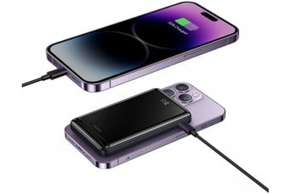 Powerbank Baseus Magnetic Bracket 10000mAh 20.0W fioletowy