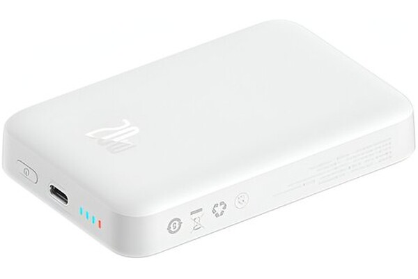 Powerbank Baseus Magnetic Mini 10000mAh 20.0W biały