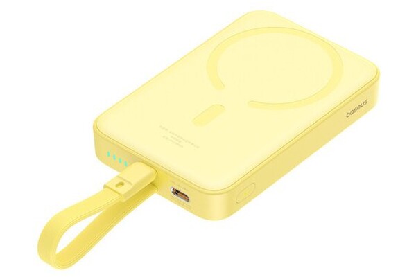 Powerbank Baseus Magnetic Mini 10000mAh 20.0W żółty