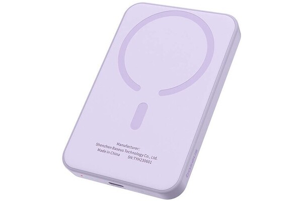 Powerbank Baseus Magnetic Mini 5000mAh 20.0W fioletowy
