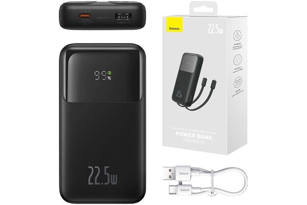 Powerbank Baseus Comet 10000mAh 22.5W czarny