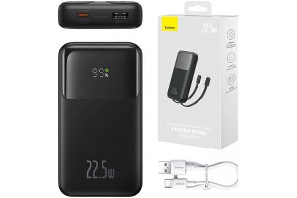 Powerbank Baseus Comet 10000mAh 22.5W czarny