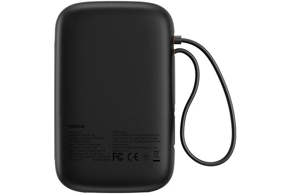 Powerbank Baseus Qpow 2 10000mAh 30.0W czarny