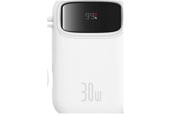 Powerbank Baseus Qpow 2 10000mAh 30.0W biały