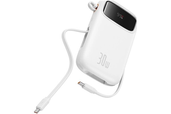 Powerbank Baseus Qpow 2 10000mAh 30.0W biały