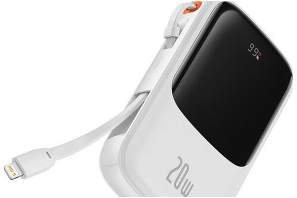 Powerbank Baseus Qpow Pro 10000mAh 20.0W biały