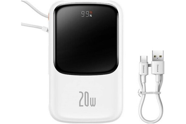 Powerbank Baseus Qpow Pro 10000mAh 20.0W biały