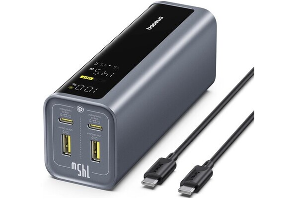 Powerbank Baseus Energeek 20800mAh 145.0W szary