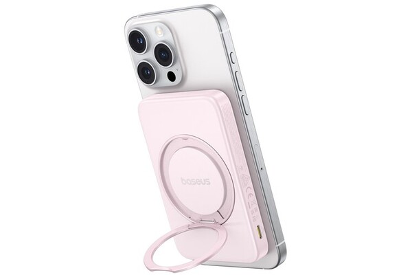Powerbank Baseus Picogo Qi2 5000mAh 20.0W różowy