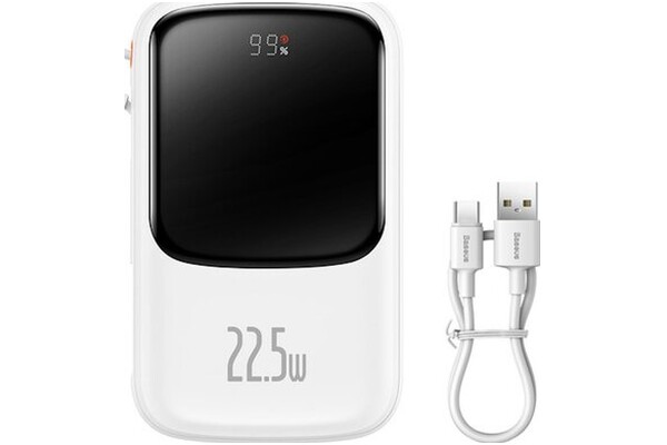 Powerbank Baseus Qpow Pro 10000mAh 22.5W biały